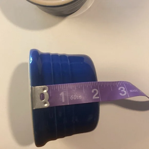 Le Creuset Blue and Cream ramekins, custard cups - Picture 15 of 15